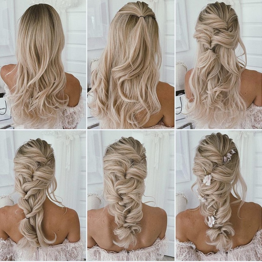 1691660422 634 Wedding hairstyle 2023 Texture and accessories - Wedding hairstyle 2023 - Texture and accessories