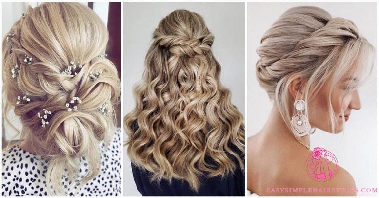 Wedding Hairstyle Bun Layers and Curly - Wedding Hairstyle - Bun, Layers and Curly