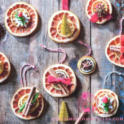 Express drying technique without oven for orange slices to make a responsible Christmas decoration!
