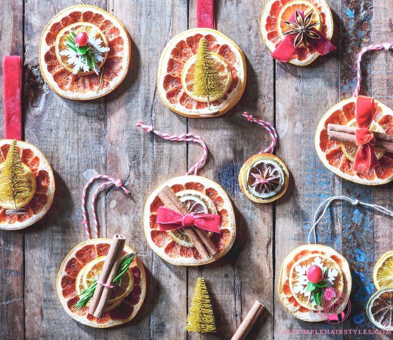 Express drying technique without oven for orange slices to make a responsible Christmas decoration!
