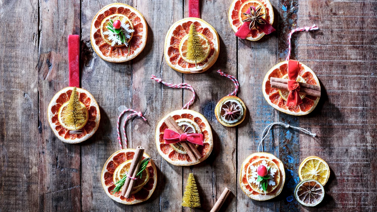 Express drying technique without oven for orange slices to make.webp - Express drying technique without oven for orange slices to make a responsible Christmas decoration!