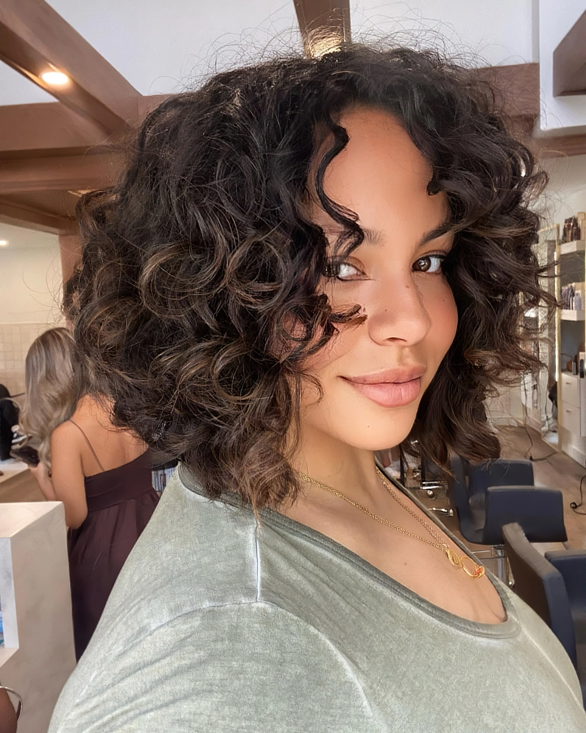 1707831045 934 the natural curly plunging bob.webp - the natural curly plunging bob!