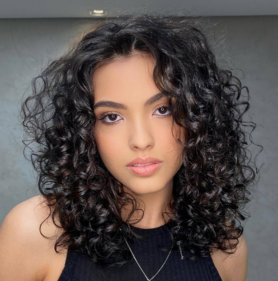 1719069154 815 Mid length haircut – Curly Gradient and Blonde - Mid-length haircut – Curly, Gradient and Blonde